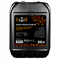 "333" Масло моторное синтетическое SYNTH-TRUCK E4 SAE 5W-30 20л